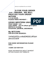 Thanks For Your Order Sir / Madam, We Will Procces Your Order Within