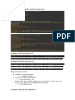 Configuracion de Las Ips en Los Router Cisco