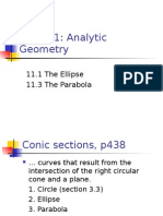 C11 Analytic Geometry