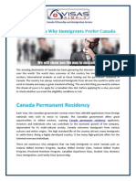 Canada Permanent Residency and Federal Skill Worker Visa Canada