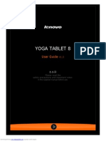 Yoga Tablet 8 User Guide: Overview, Browser, Apps