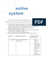 Digestive System