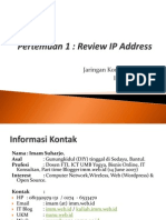 01 JarkomL Review IP