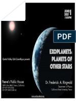 Planets of Other Stars - June 2015 Valley Café Scientifique Event