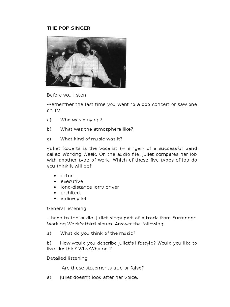Understanding Pop Singers and Music | PDF | Singing | Sound Recording