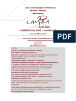 LAMPEA-Doc 2015 - Numéro 15 / Mercredi 13 Mai 2015