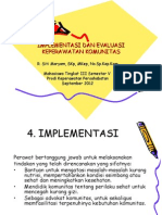 Implementasi Dan Evaluasi Kep Kom Reguler