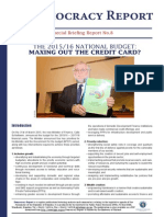 THE 2015/16 NATIONAL BUDGET
