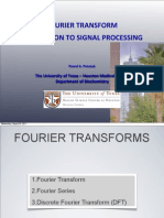 Fourier Transform Application To Signal Processing