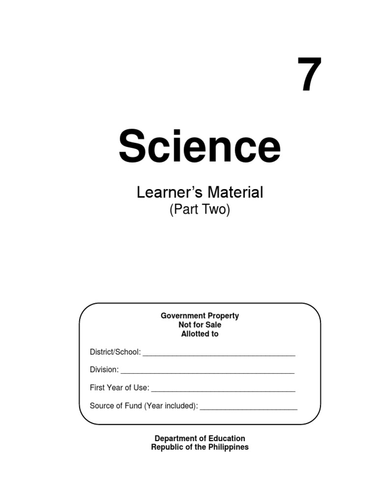 Grade 7 Science Module q3-q4 | Download Free PDF | Waves | Frequency