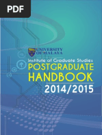 Handbook University malaya