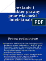 Powstanie I Charakter Prawny Praw Własności Intelektualnej