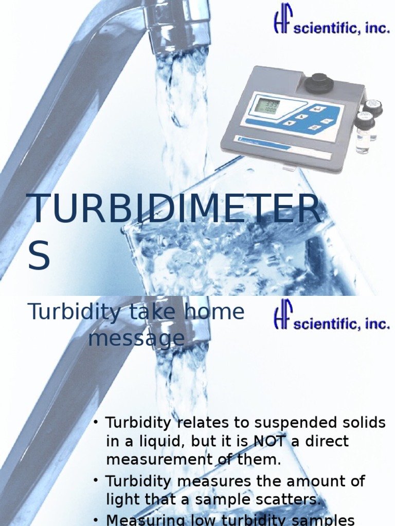 ppt on Turbidity meters Optics Chemistry Free 30day Trial Scribd