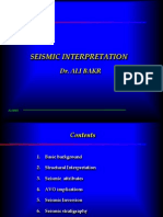 Seismic Interpretation by Dr Ali Bakr