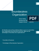 Boundaryless Organization Employee Satisfaction and Performance Measures