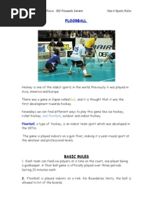 Floorball Rules