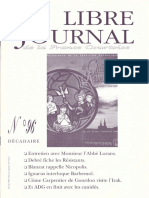 Libre Journal de la France Courtoise N°096