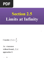 Limits at Infinity