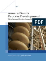 ALS Metallurgy - Mineral Sands Process Development
