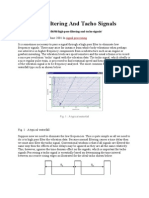 High Pass Filtering and Tacho Signals