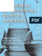 Seguridad en Los Laboratorios Químicos Académicos