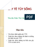 GÂY tê tủy sống