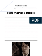 Tom Riddle's Riddle