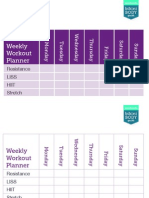 Exercise Timetable