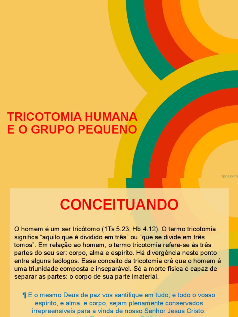 Tricotomia Humana PDF Esp rito Alma
