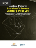 New Report Exposes Holes in Louisiana's Charter School Program and Millions in Taxpayer Dollars Wasted On A Broken System