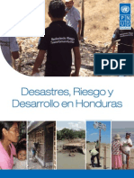 Desastres Riesgo y Desarrollo en Honduras