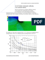 Concentrador de Tensiones Teorico Vs Finite Element Method