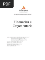 Atps Pra Postar Financeira e Orcamentaria