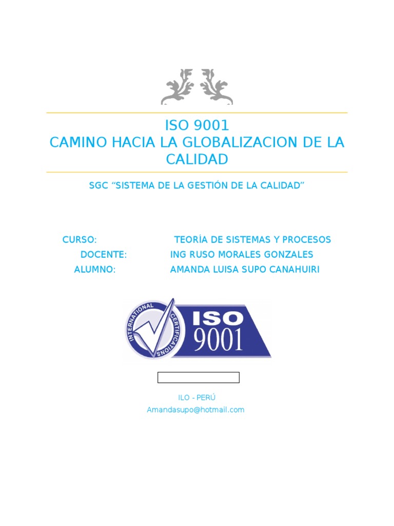 ISO 9001: Guía para la Certificación 2015 | PDF | Gestión de la calidad ...