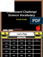 Chalkboard Challenge Science Vocabulary: Fourth Grade