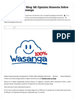 Dónde Crear Un Blog - Mi Opinión Honesta Sobre El Blog Viral Wasanga