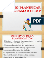 como planificar el mantenimiento 