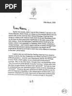 Prince of Wales Correspondence With Secretary Of Culture, 2004 to 2005