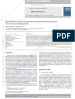 Marine Genomics Volume Issue 2013 [Doi 10.1016%2Fj.margen.2013.10.003] Zhang, Chunye; Hu, Hanhua -- High-efficiency Nuclear Transformation of the Diatom Phaeodactylum Tricornutum by Electroporation