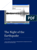 The Night of The Earthquake: By: Caitlin Mattar