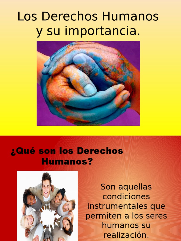 Importancia de los Derechos Humanos | PDF