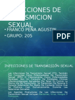 Infecciones de Transmicion Sexual: - Franco Peña Agustin - GRUPO: 205