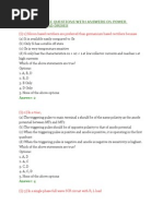 Multiple Choice Questions With Answers On Power Electronics and Drives