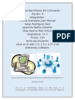 ¿Que Es La Web 1.0,2.0 y 3.0? y Los Diferentes Tipos de Software, Etc.