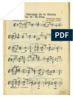 Melodia Noruega de La Balada, Op. 24 - de Grieg (Tr. Miguel Llobet)