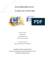 Sejarah Perkembangan Hardware Dan Software PDF