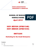 Module Handbook - MKT3205 - April 2015 - Lum Li Sean (Sri's Update)