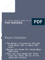 The Mayans: By: Christie, Rabreekia, Jordan, Tori, and Jocelyn