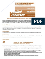 FFF Athlete Development Series Info Pack MayJun15