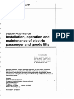 CP2 - 2000 - Installation,Operation & Maintenance of Electric Passenger and Goods Lift